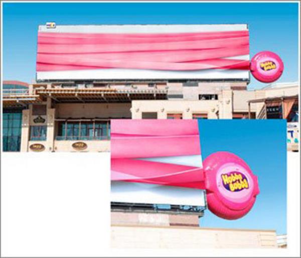 Hubba Bubb sakz reklam panosu