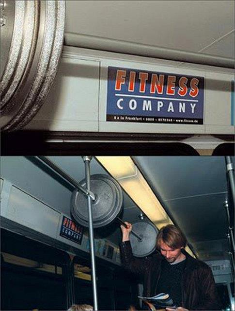Fitness merkezi reklam