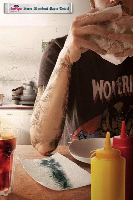 "Sper emici kat havlu."