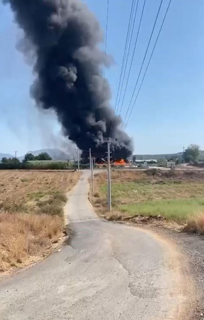 Yangn, Abdurrahmanlar Mahallesi'ndeki bir ardiyede le saatlerinde meydana geldi.