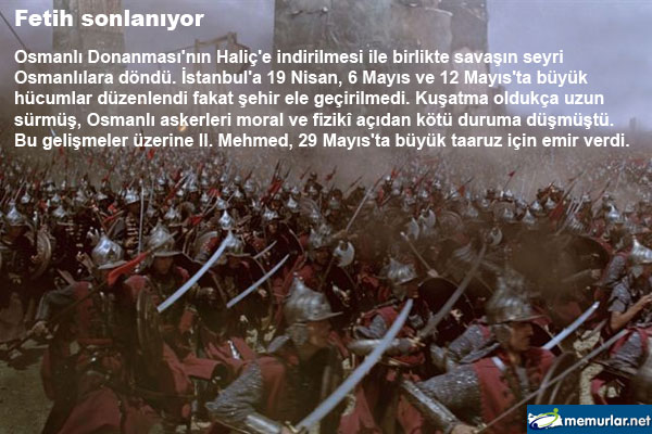 29 Mays 1453 stanbul'un fethi...