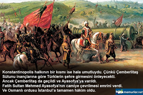 29 Mays 1453 stanbul'un fethi...