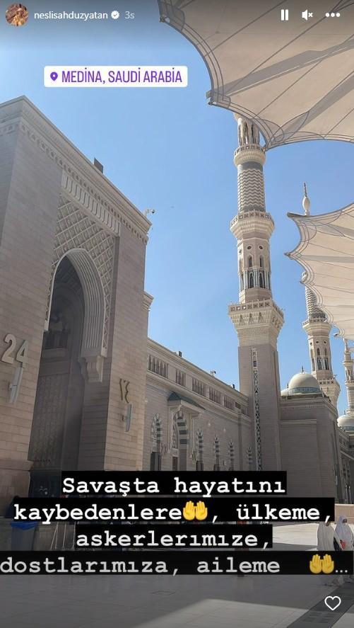 te iftin  Medine'den yaptklar paylamlar;