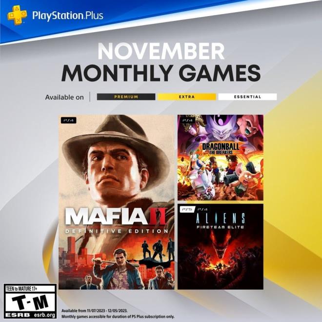 Kasm aynn PS Plus Essential oyunlar 6 Kasm'dan itibaren 4 Aralk'a kadar ktphanelere eklenebilecek.    PlayStation Plus aboneleri , 6 Kasm'a kadar Ekim aynn PS Plus oyunlarn almaya devam edebilir
