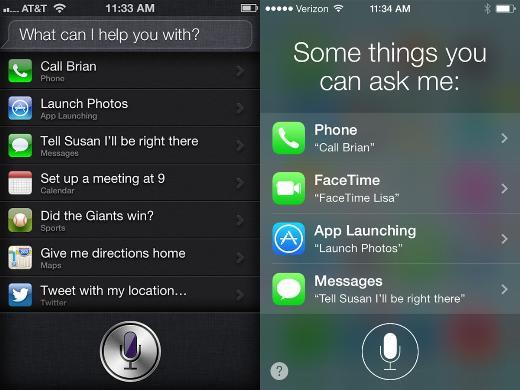 Siri-Kullanclarn yorumlarna gre iOS'un sesli komut uygulamas Siri olduka gelitirilmi. rnein Hintli bir kullanc nceki iOS'larda lehesinin kesinlikle anlalmad ancak iOS 7'nin kendisini kesinlikle anladn belirtiyor.