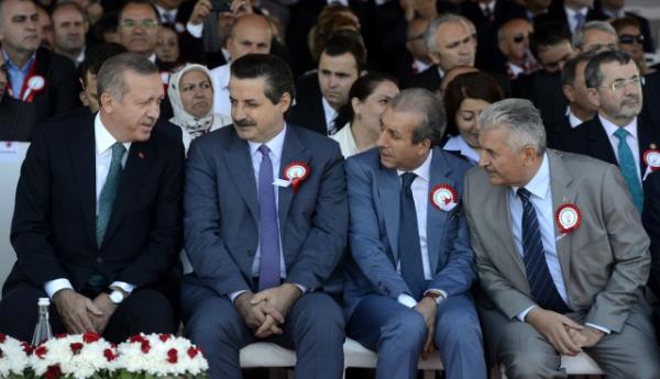 Babakan Erdoan Ankara Bilkent ehir Hastanesi'nin temel atma trenine katld