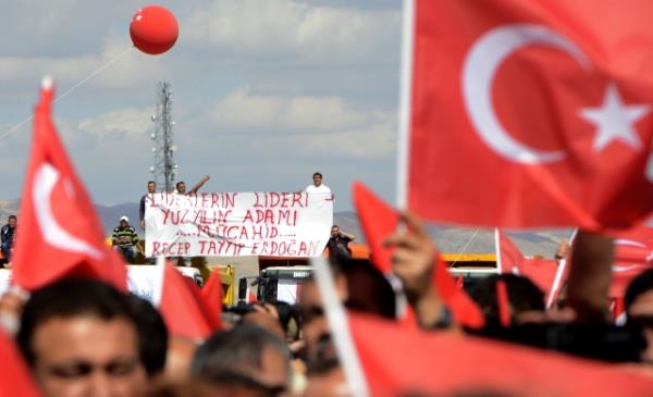 Babakan Erdoan Ankara Bilkent ehir Hastanesi'nin temel atma trenine katld
