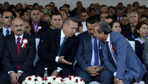 Babakan Erdoan Ankara Bilkent ehir Hastanesi'nin temel atma trenine katld