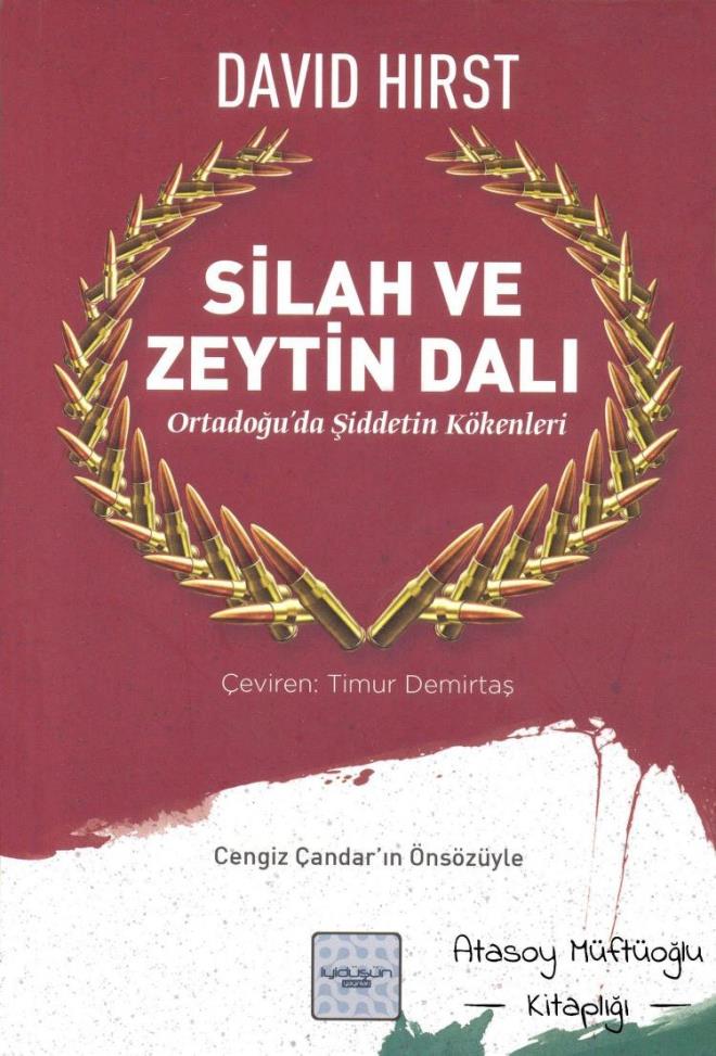 SLAH VE ZEYTN DALI ORTADOU'DA DDETN KKENLER  <br>David Hirst  <br>  "eitli niversitelerde on yl aan bir sre ?Modern Ortadou Tarihi? dersi vermi ve Albert Hourani?den Bernard Lewis?e lmsz Ortadou tarihilerinin eserlerinden yararlanm biri olarak, David Hirst?n Silah ve Zeytin Dal?nn en zgn Ortadou tarih kitaplar arasnda yerini alm olduunu ve bir ders kitab olarak deerini hibir zaman yitirmeden, Silah ve Zeytin Dal?nn da lmszlemi olduunu rahatlkla syleyebilirim. Ortadou?nun Yirminci Yzyl?nn mkemmel bir anlatm olan bu kitab ktphanelerine yerletirecek herkes, Yirmibirinci Yzyl?n talihli insanlar arasnda saylmaldr."