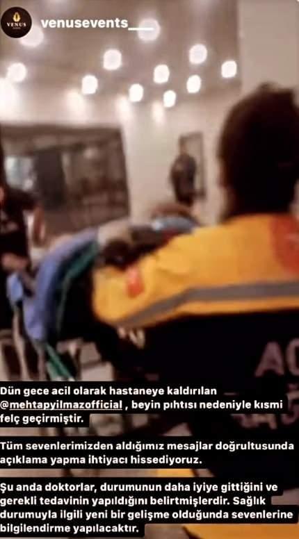 u anda doktorlar, durumunun daha iyiye gittiini ve gerekli tedavinin yapldn belirtmilerdir. Salk durumuyla ilgili yeni bir gelime olduunda sevenlerine bilgilendirme yaplacaktr."