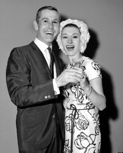 Johnny Carson ve Joanne Copeland, 1963.
