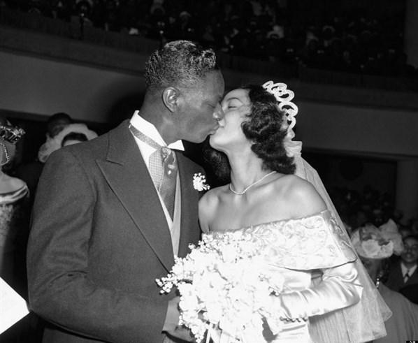 Nat King Cole ve Maria Hawkins Ellington, 1948.