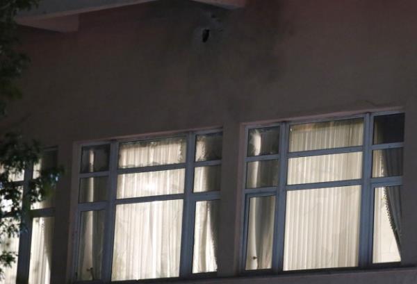 Olayda, RPG-7 roketatar kullanld, duvara saplanan merminin infilak etmedii renildi.