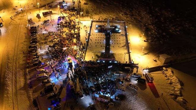 Yrye askeri birliklerin yan sra Kzlay gnlleri ve farkl ehirlerden gelen ok sayda sivil toplum kuruluu katld.