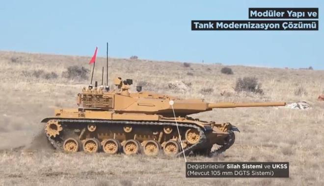 Kuleye ayrca Uzaktan Komutal Silah Sistemleri entegre edilebiliyor.