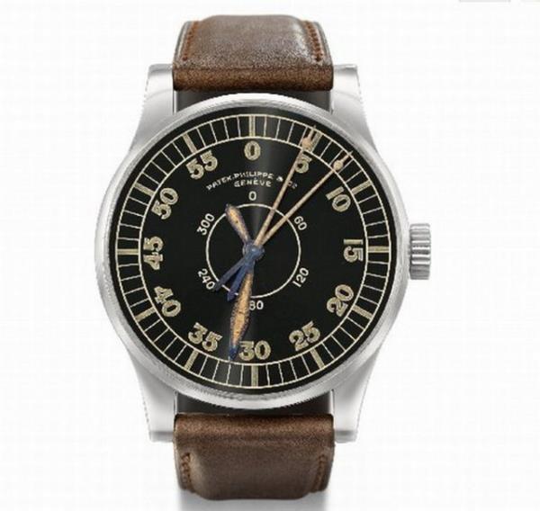 <b>8. Pilot Watch:</b> 1.7 milyon $ 55 mm'lik bykl ile ok nl. zel sipari zerine 1936'da yapld. Krom-nikel.