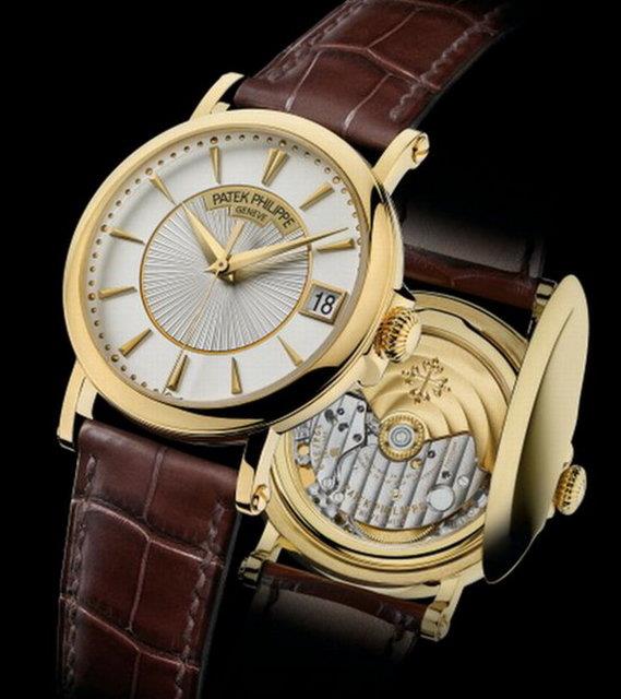 <b>15. Calatrava:</b> 25.8 bin $ Beyaz veya sar altn. Arkasndan mekanizma grlyor.