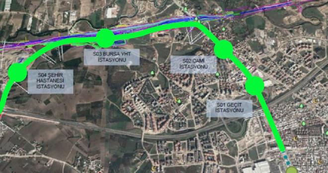 Emek-ehir Hastanesi hatt<br>  ?Bursa iin imdi dnm zaman? diyerek yeni dneme dair projelerini aklayan Bykehir Belediye Bakan Alinur Akta, rayl sistemlerin gnmzde ehir ii ulam meselesinin zm iin nemli rol oynadn syledi. Mevcutta Kestel?den balayp Acemler?e kadar gelen ve buradan iki hatta ayrlp batda niversiteye, kuzeyde Emek istasyonuna kadar uzanan hat ile birlikte Bursa?da toplam 57 kilometrelik rayl sistemin vatandalara hizmet verdiini belirten Bakan Alinur Akta, ?Bursaray hattmzda yaptmz sinyalizasyon optimizasyonuyla hattn kapasitesini yzde 60 artrdk. Bu adan baktmzda mevcut hattmza yaklak 25 kilometrelik yeni bir hattn tad kadar kapasite ilavesi yapm olduk. Getiimiz dnemde 9 kilometrelik Kent Meydan-Terminal arasndaki tramvay hattmz iletmeye alarak ehresini kentsel dnmle deitirmeye baladmz stanbul Caddesi?ni rayl sistem tamaclyla buluturduk. Yapm Ulatrma ve Altyap Bakanl tarafndan devam eden 4.6 kilometrelik Emek-ehir Hastanesi uzatma hattnn ilk istasyonunu hizmete alyoruz. Bu hatla rayl sistem amz Yksek Hzl Tren Bursa gar ve ehir Hastanesi ile buluturuyoruz? dedi.