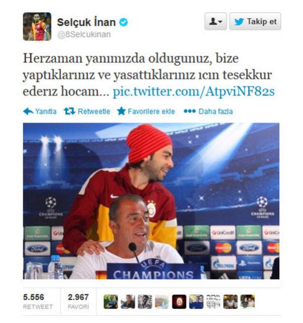 <b>Burak Ylmaz</b> "Acsyla tatlsyla geen her gn iin, bize olan inancnn, gveniniz iin sonsuz teekkrler. Yolunuz ak olsun hocam"
