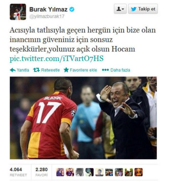 <b>Seluk nan:</b> "Her zaman yanmzda olduunuz, bize yaptklarnz ve yaattklarnz iin teekkr ederiz hocam"