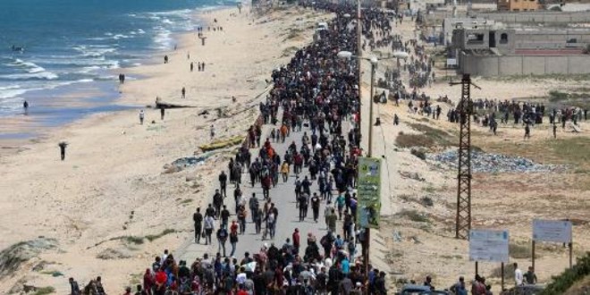 Gazze'de 1,7 milyon insan zorla yerinden edildi