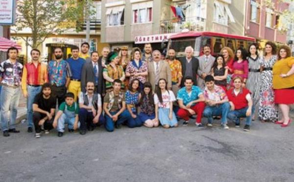 Doksanlar Dizi iin Darca'da zel bir plato kuruldu.