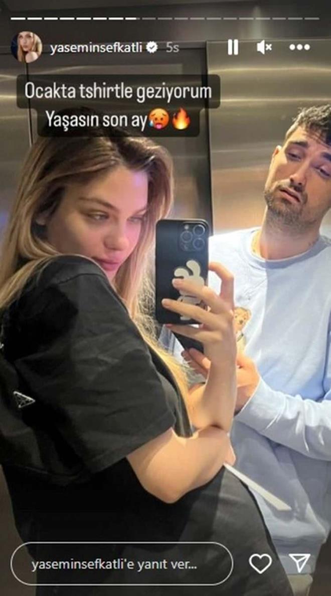 Oluyla kavumann mutluluunu yaayan Yasemin efkatli'den yeni aklama geldi.