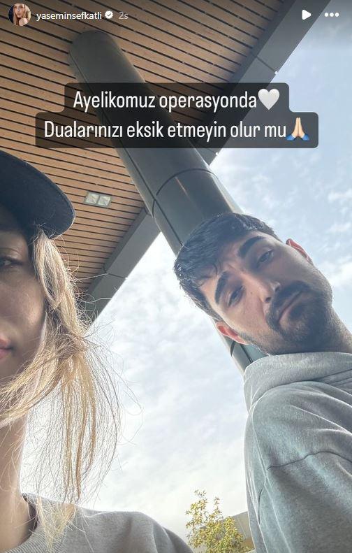 BRAHM AYEL YENDEN OPERASYON GERD    Son paylamnda olu Ayel'in bir kez daha operasyona girdiini duyuran anne efkatli, "Ayelikomuz operasyonda. Dualarnz eksik etmeyin olur mu?" diyerek sevenlerinden dua istedi.