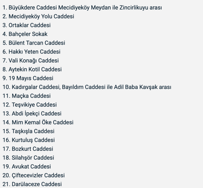 L LES ALTERNATF YOLLAR