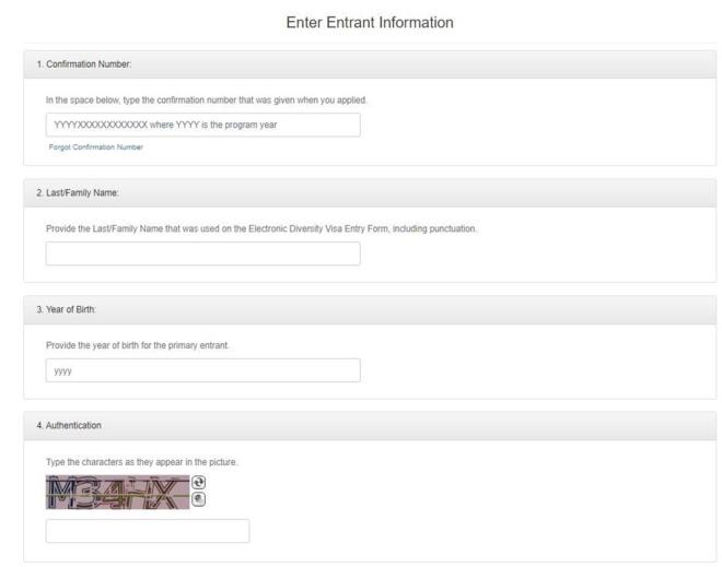 GREEN CARD BAVURU SONUCU NASIL RENLR?    Green Card bavuru sonularna https://www.dvlottery.state.gov/ adresinden ulamak mmkn.    kan sayfada ?uyar? bulunmaktadr. Uyar ise sonraki sayfa iin ?onay numaras, soyad ve doum tarihi?nin eksisiz bir ekilde doldurulmasn istemektedir.