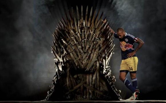 Thierry Henry, yapt gol sevinciyle bir anda twitter'a damga vurdu.