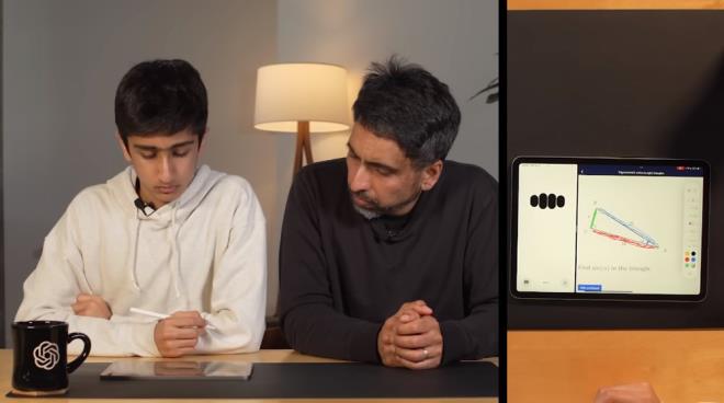 MATEMATK RETYOR    Bir baka tantlan zellikte ise ChatGPT'nin ekran paylam yoluyla kullancn tableti veya bilgisayarnn ekranna bakarak matematik probleminin zlmesine yardmc oluyor.