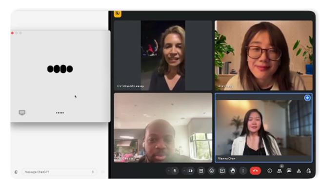TOPLANTILARI TAKP EDP ZETLEYEBLR    te yandan imdilik yalnzca Mac bilgisayarlar iin uygulamas kan ChatGPT, GPT-4o sesli asistanyla birlikte toplantlarnz ve grntl konumalarnz takip edebiliyor.    Bylelikle yapay zeka toplantlar takip ediyor ve hangi konuda konuulduuna dair bir zet geebiliyor.