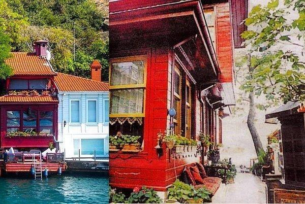 Kanlca'da Boaz'a nazr bordo bir yalda yaayan Aksu, evini ayn zamanda stdyo olarak da kullanyor.