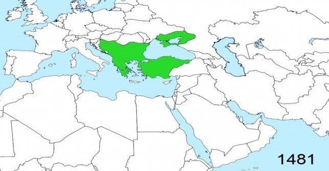 mparatorluk topraklarn 2 milyon 214 bin kilometre kareden,