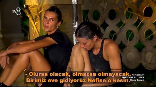 MERVE ADAYA VEDA ETT    Final dellosunu kazanan 5-1'lik skorla Nefise Karatay oldu. Nefise adada kalmaya devam edecek. Merve Aydn ise elenen isim oldu.