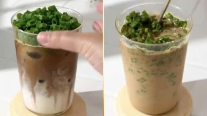 Sosyal medyada akmlar ve yemek trendleri gn getike garip bir hal almaya balad. Yaz aylarnda souk kahve eitlerine taze soanl eidi eklenerek herkesi artt. in'de ok popler olan bu latteler grnyle de bir hayli etkileyici.