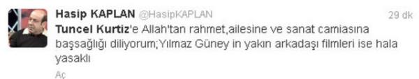 Aclarn Twitter'da paylatlar