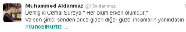 Aclarn Twitter'da paylatlar