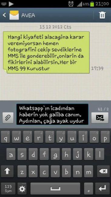 En komik 'Whatsapp' konumalar