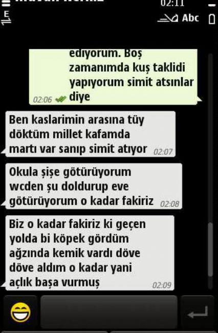 En komik 'Whatsapp' konumalar