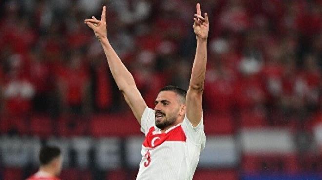 A Milli Takmmzn son 16 turunda Avusturya'y 2-1 malup ettii maa att gollerle damga vuran Merih Demiral'n bozkurt sevinci dikkat ekti.