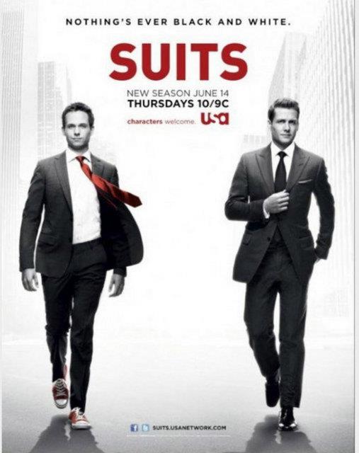 <b>29- Suits:</b> Gabriel Macht ve Patrick J. Adams'n barollerinde oynad USA Network kanalnda yaymlanan televizyon dizisidir. 12 blmlk ilk sezonu 23 Haziran 2011'de balam ve dizinin ikinci sezonu iin 16 Austos'ta anlama imzalanmtr.