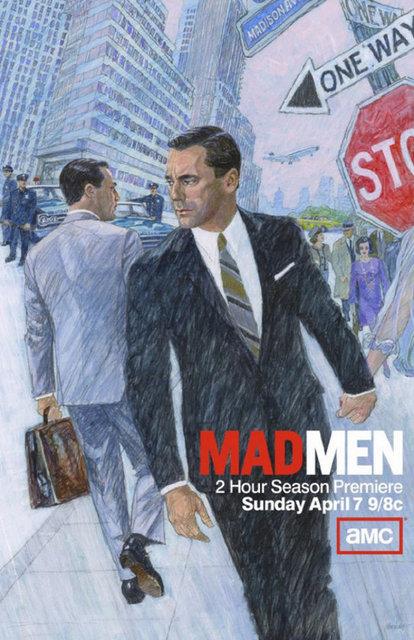 <b>49- Mad Men</b> 1960'larn banda New York'un en prestijli ajanslarndan birinde reklam yneticisi olan gizemli ama bir o kadar da yetenekli Donald Draper'n hayatn konu olan TV dizisi...