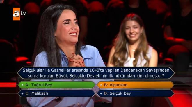 Ancak do�ru yan�t "A- Tu�rul Bey" olacakt�.