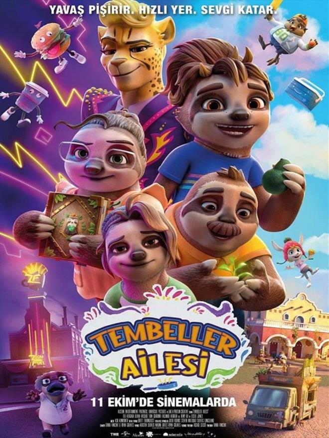 TEMBELLER ALES    Tania Vincent ve Ricard Cusso'nun ynettii, "Tembeller Ailesi", iddetli bir frtnada evleri yklan enerjik tembel hayvan Laura ile eksantrik ailesinin byk ehre snmas sonrasnda balarndan geen olaylar aktaryor.