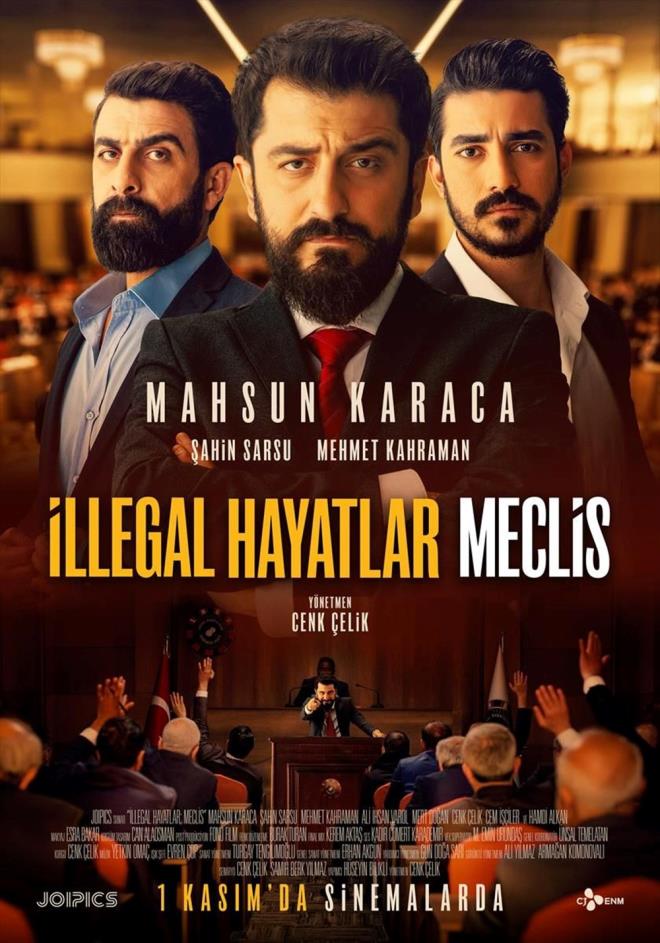 LLEGAL HAYATLAR: MECLS    Mahsun Karaca, ahin Sarsu ve Mehmet Kahraman?l oyuncu kadrosuyla izleyiciyi kahkaha tufanna sokacak llegal Hayatlar: Meclis, siyasi partilerinin yanllkla meclise girmesiyle bilmedikleri bir dnyaya adm atan Mahsun, ahin ve Mehmet?in hikayesini konu ediniyor. Mahsun, ahin ve Mehmet, LMKP adnda bir siyasi parti kurarlar. Yanllkla meclise giren  arkada, kendilerini bilmedikleri, frsatlarla dolu bir dnyann ierisinde bulur. Onlarn kaak kumarhane iletmecilii ile balayan hikayesi, meclise tanr ve kendilerini trl olaylarn ierisinde bulurlar.