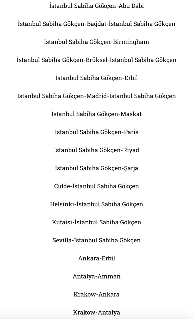 29? + vergilerle olan hatlar: