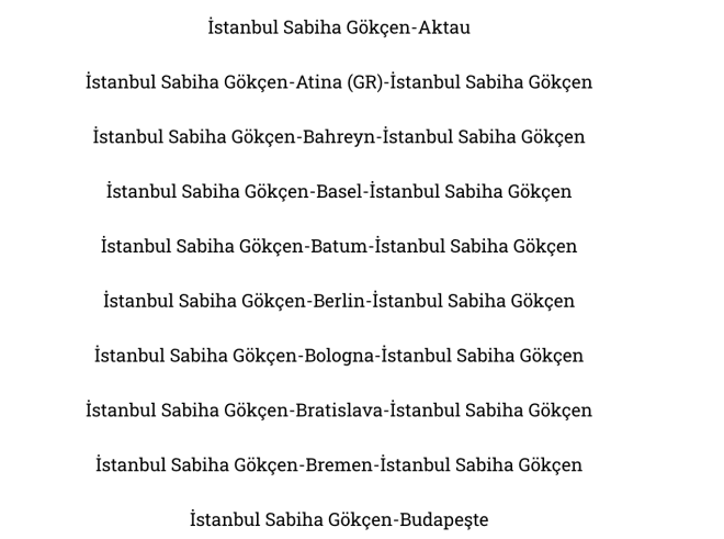 9? + vergilerle olan hatlar: