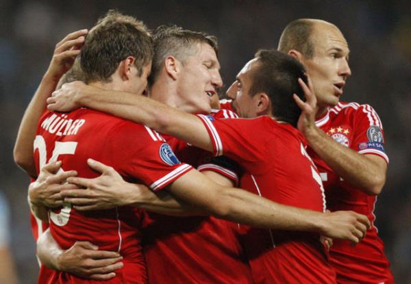 <b>Manchester City-Bayern Mnih: 1-3</b>